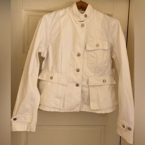 NWT Polo Ralph Lauren Structured Utility Denim Jacket w/Patch Pockets size 14